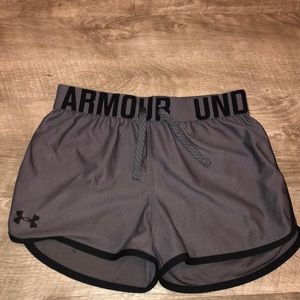 kids under armor athletic shorts